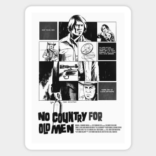 No Country for Old Men Sticker